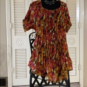 Fall colors stretchy top